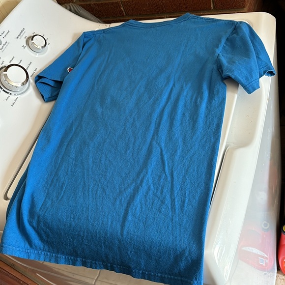 Champion Authentic Athletic Apparel Blue Short Sleeves Tee Big Sky Montana Men S - Picture 13 of 16